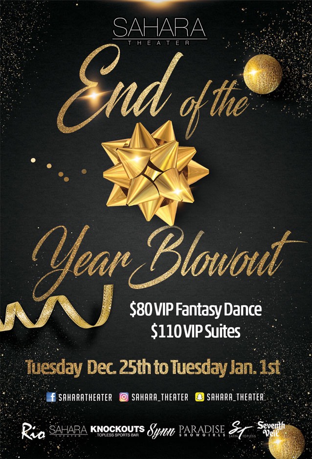 END OF THE YEAR BLOWOUT